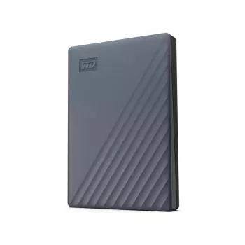 WESTERN DIGITAL Portable Festplatte - My Passport - 2 TB - USB-C/A 3.2 Gen 1 - Grau