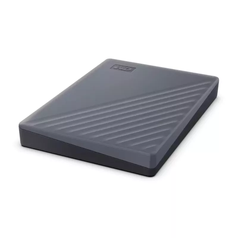 WESTERN DIGITAL Portable Festplatte - My Passport - 2 TB - USB-C/A 3.2 Gen 1 - Grau