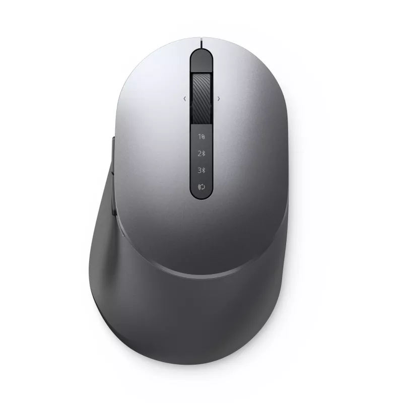 DELL Pro Plus Maus - MS5320W, Rechtshänder, Optisch, RF Wireless + Bluetooth, 1600 DPI, Grau, Titan