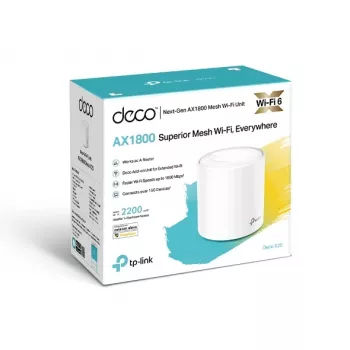 TP-Link AX1800 Whole Home Mesh Wi-Fi 6 System, Weiß, Intern, Mesh-Router, Strom, FCC
