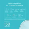 TP-Link AX1800 Whole Home Mesh Wi-Fi 6 System, Weiß, Intern, Mesh-Router, Strom, FCC