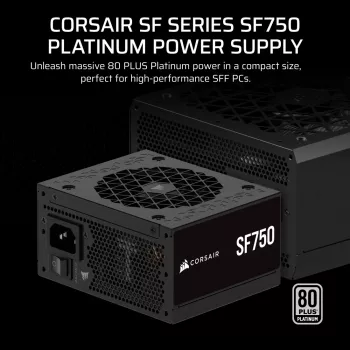 CORSAIR Netzteil - SF Series SF750 Vollmodular 80 Plus Platinum SFX