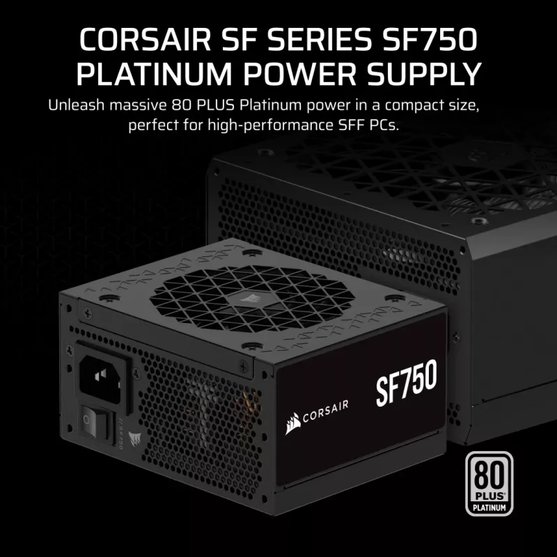 CORSAIR Netzteil - SF Series SF750 Vollmodular 80 Plus Platinum SFX