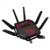 ASUS ROG Rapture GT-BE19000 WLAN-Router Multi-Gigabit Ethernet Tri-Band (2,4 GHz / 5 GHz / 6 GHz) Schwarz, Rot