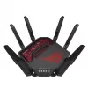 ASUS ROG Rapture GT-BE19000 WLAN-Router Multi-Gigabit Ethernet Tri-Band (2,4 GHz / 5 GHz / 6 GHz) Schwarz, Rot