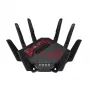 ASUS ROG Rapture GT-BE19000 WLAN-Router Multi-Gigabit Ethernet Tri-Band (2,4 GHz / 5 GHz / 6 GHz) Schwarz, Rot