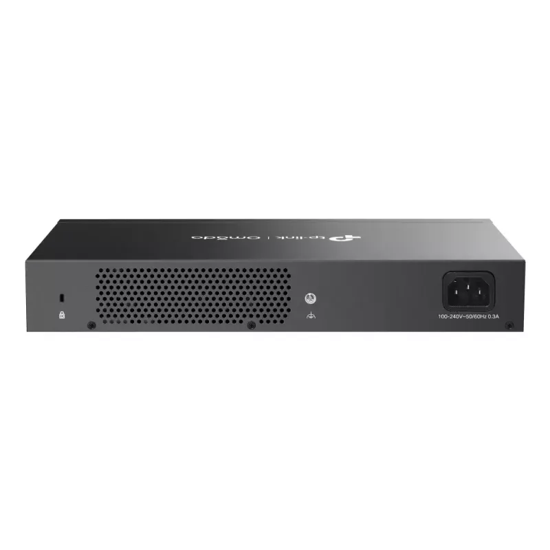 Managed L2 Gigabit Ethernet Switch TP-Link Omada ES216G — 16 x RJ-45 10/100/1000, 32 Gbit/s, 8000 MAC, schwarz, Rackmontage