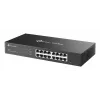 Managed L2 Gigabit Ethernet Switch TP-Link Omada ES216G — 16 x RJ-45 10/100/1000, 32 Gbit/s, 8000 MAC, schwarz, Rackmontage