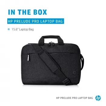 Messenger-Tasche HP Prelude Pro 15,6-Zoll-Laptoptasche, Stoff, grau, passend für bis zu 39,6 cm, Gewicht 380 g