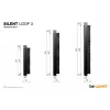 be quiet Silent Loop 3 420 mm Prozessor All-in-One-Flüssigkeitskühler 14 cm Schwarz 1 Stück
