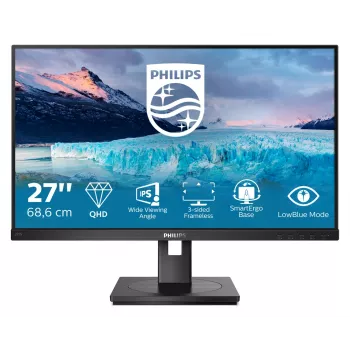 Philips S Line 275S1AE/00 Computer-Monitor 68,6 cm (27 Zoll) 2560 x 1440 Pixel 2K Ultra HD LCD Schwarz