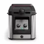 Tefal Clear Duo FR600D Einzel 0,65 L Standgerät 2000 W Fritteuse Schwarz, Edelstahl