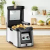 Tefal Clear Duo FR600D Einzel 0,65 L Standgerät 2000 W Fritteuse Schwarz, Edelstahl