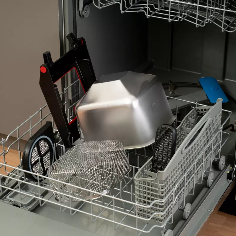 Tefal Clear Duo FR600D Einzel 0,65 L Standgerät 2000 W Fritteuse Schwarz, Edelstahl