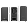 PC-Gehäuse be quiet! Silent Base 601 Midi Tower Schwarz