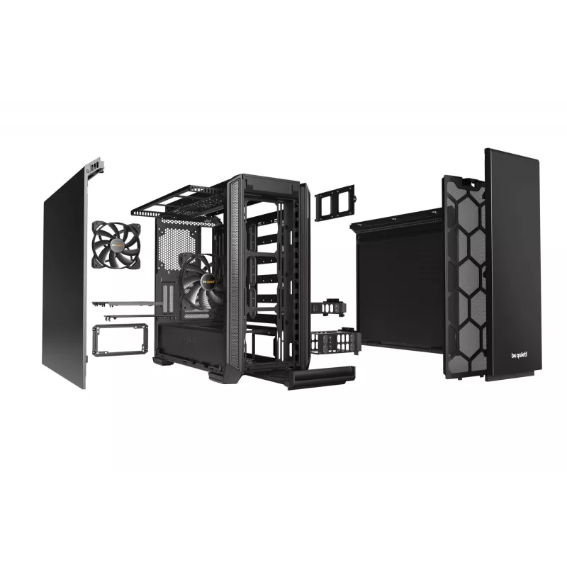 PC-Gehäuse be quiet! Silent Base 601 Midi Tower Schwarz