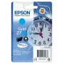 Epson Alarm clock Singlepack Cyan 27XL DURABrite Ultra Tinte, High (XL) Yield, Cyan, 10,4 ml, 1 Stück, 1100 Seiten