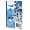 Epson Alarm clock Singlepack Cyan 27XL DURABrite Ultra Tinte, High (XL) Yield, Cyan, 10,4 ml, 1 Stück, 1100 Seiten