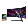 Samsung G95NC Computermonitor 144,8 cm (57 Zoll) 7680 x 2160 Pixel Dual UHD LED Schwarz, Weiß