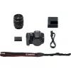 Canon EOS 250D + EF-S 18-55mm f/3.5-5.6 III SLR Kamera Kit 24,1 MP CMOS 6000 x 4000 Pixel Schwarz