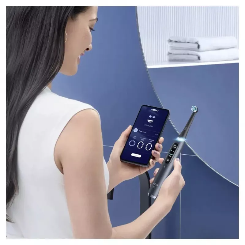 Oral-B iO Series 9N Erwachsene Schallzahnbürste Schwarz