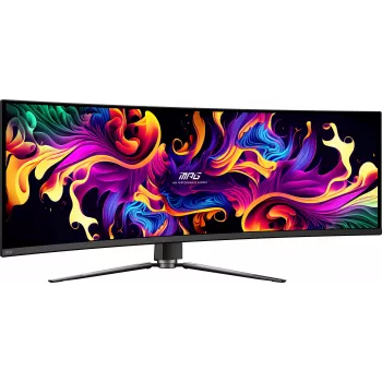 MSI MPG 491CQP QD-OLED Computer Monitor 124,5 cm (49 Zoll) 5120 x 1440 Pixel DQHD Schwarz