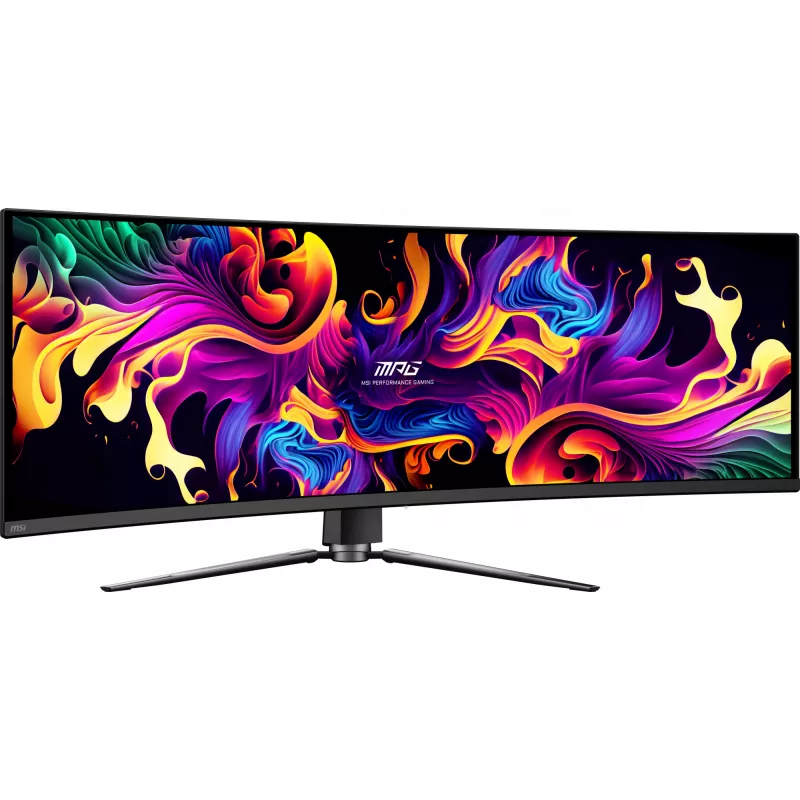 MSI MPG 491CQP QD-OLED Computer Monitor 124,5 cm (49 Zoll) 5120 x 1440 Pixel DQHD Schwarz