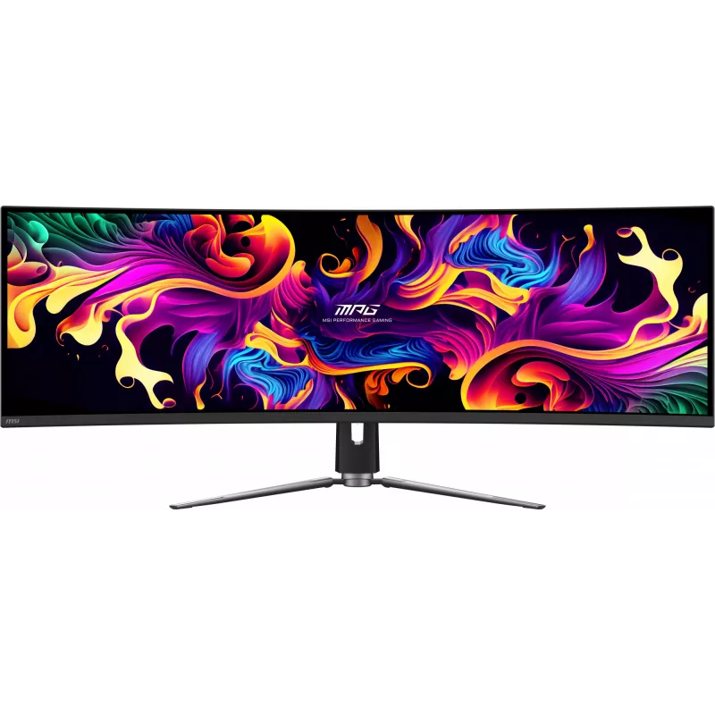 MSI MPG 491CQP QD-OLED Computer Monitor 124,5 cm (49 Zoll) 5120 x 1440 Pixel DQHD Schwarz