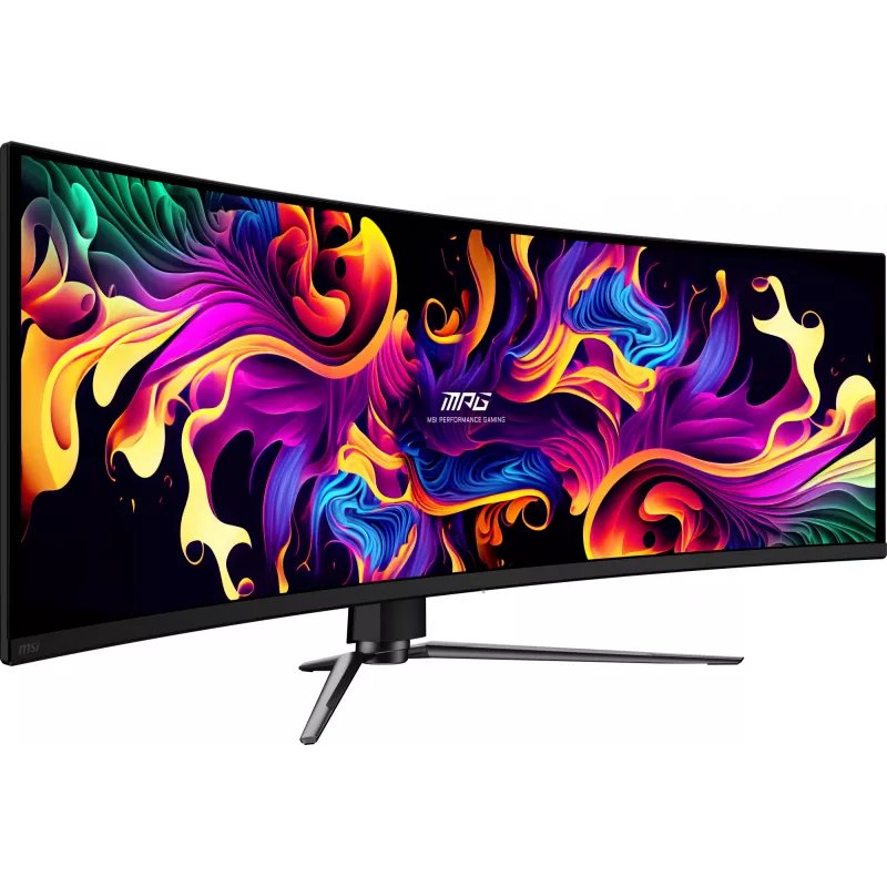 MSI MPG 491CQP QD-OLED Computer Monitor 124,5 cm (49 Zoll) 5120 x 1440 Pixel DQHD Schwarz