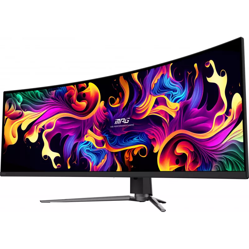 MSI MPG 491CQP QD-OLED Computer Monitor 124,5 cm (49 Zoll) 5120 x 1440 Pixel DQHD Schwarz