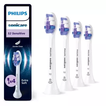 Philips Sensitive HX6054/87 4er-Pack Bürstenköpfe