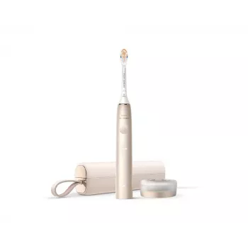 Philips Sonicare DiamondClean Prestige 9900 series DiamondClean Prestige HX9992/11 Schallzahnbürste mit SenseIQ – Champagner