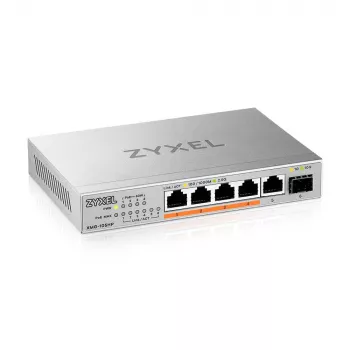 Zyxel XMG-105HP Unmanaged 2.5G Ethernet (100/1000/2500) Power over Ethernet (PoE) Silber