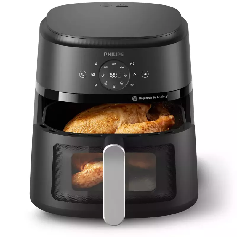 Heißluftfritteuse Philips NA231/00 2000 Series — 6,2 L, 1700 W, 13 Programme, Rapid Air-Fettarm-Technologie