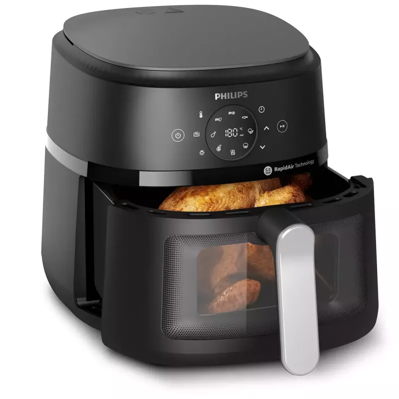 Heißluftfritteuse Philips NA231/00 2000 Series — 6,2 L, 1700 W, 13 Programme, Rapid Air-Fettarm-Technologie
