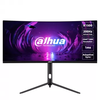 Dahua Technology LM30-E330CA Computermonitor 76,2 cm (30 Zoll) 2560 x 1080 Pixel UltraWide Full HD LCD Schwarz, Rot