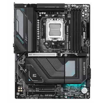 GIGABYTE B850 GAMING X WIFI6E Mainboard - AMD Ryzen 9000 Series CPUs, 12+2+2 Phasen Digital VRM, bis zu 8200MHz DDR5 (OC), 1xPCIe 5.0 + 2xPCIe 4.0 M.2, 2.5LAN, WIFI 6E, USB 3.2 Gen 2x2