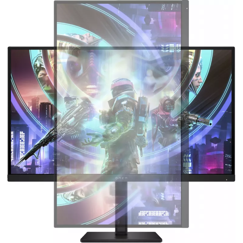 OMEN by HP 27 Zoll QHD 240Hz Gaming Monitor - OMEN 27qs, 68,6 cm (27 Zoll), 2560 x 1440 Pixel, Quad HD, LCD, 1 ms, Schwarz