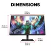 OMEN by HP 27 Zoll QHD 240Hz Gaming Monitor - OMEN 27qs, 68,6 cm (27 Zoll), 2560 x 1440 Pixel, Quad HD, LCD, 1 ms, Schwarz