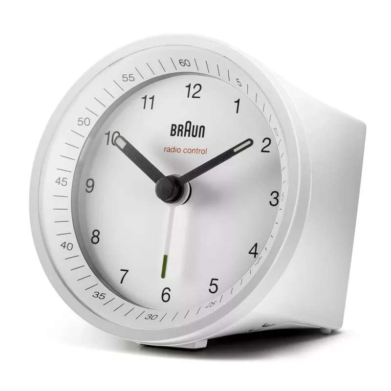 Braun BC07W-DCF Quarzwecker Weiß
