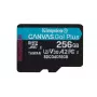 Kingston Technology 256 GB microSDXC Canvas Go Plus Gen4 200R A2 U3 Einzelpackung ohne Adapter