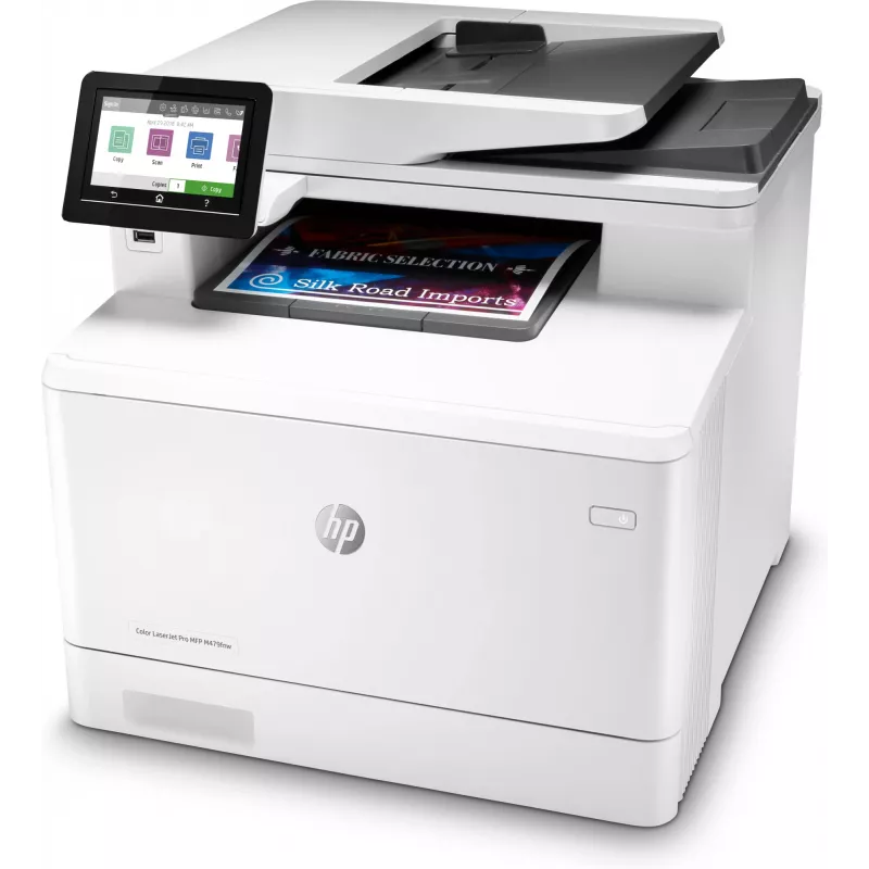 HP Color LaserJet Pro MFP M479fnw, Drucken, Kopieren, Scannen, Faxen, E-Mail, Scannen an E-Mail/PDF; 50-Blatt ungekrümmter ADF