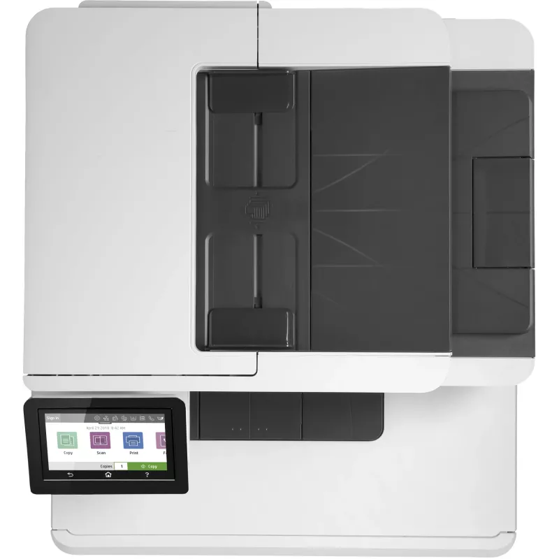 HP Color LaserJet Pro MFP M479fnw, Drucken, Kopieren, Scannen, Faxen, E-Mail, Scannen an E-Mail/PDF; 50-Blatt ungekrümmter ADF
