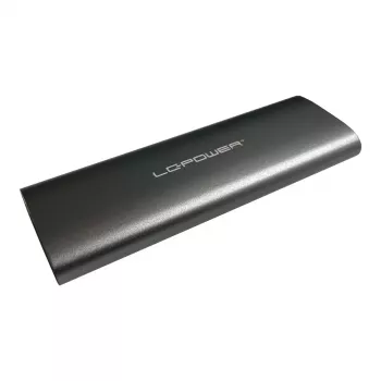 LC-POWER M.2 SSD-Gehäuse (NVMe & SATA), USB 3.2 Gen.2x1, Anthrazit - Lc-m2-c-multi-2