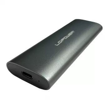 LC-POWER M.2 SSD-Gehäuse (NVMe & SATA), USB 3.2 Gen.2x1, Anthrazit - Lc-m2-c-multi-2