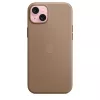 APPLE Apple FineWoven Case mit MagSafe iPhone 15 Plus Taupe