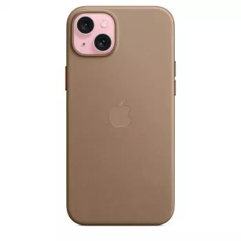 APPLE Apple FineWoven Case mit MagSafe iPhone 15 Plus Taupe