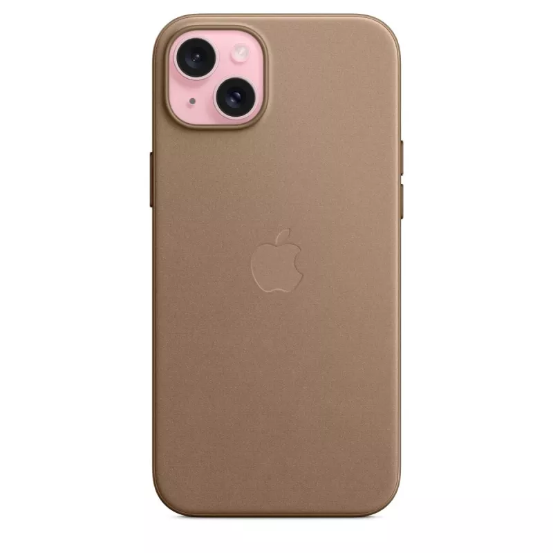 APPLE Apple FineWoven Case mit MagSafe iPhone 15 Plus Taupe
