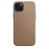 APPLE Apple FineWoven Case mit MagSafe iPhone 15 Plus Taupe