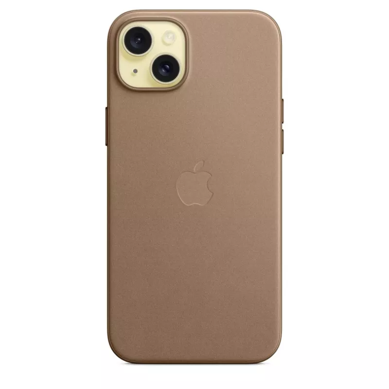 APPLE Apple FineWoven Case mit MagSafe iPhone 15 Plus Taupe